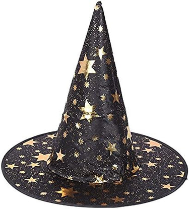 Halloween Witch Hat Costume Cosplay Party Hat - Black | Blue
