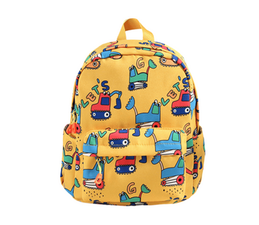 Construction Vehicles Kids School Bag | Preschool Kids Backpack (2-5 years)