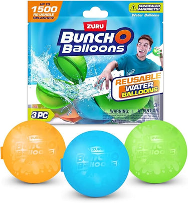 Zuru Bunch O' Balloons: Reusable Water Balloons (3 Pack) - Assorted