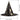 Halloween Witch Hat Costume Cosplay Party Hat - Black | Blue