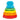Baby Einstein Stack & Teethe Multi-Textured Teether Toy (0m+)