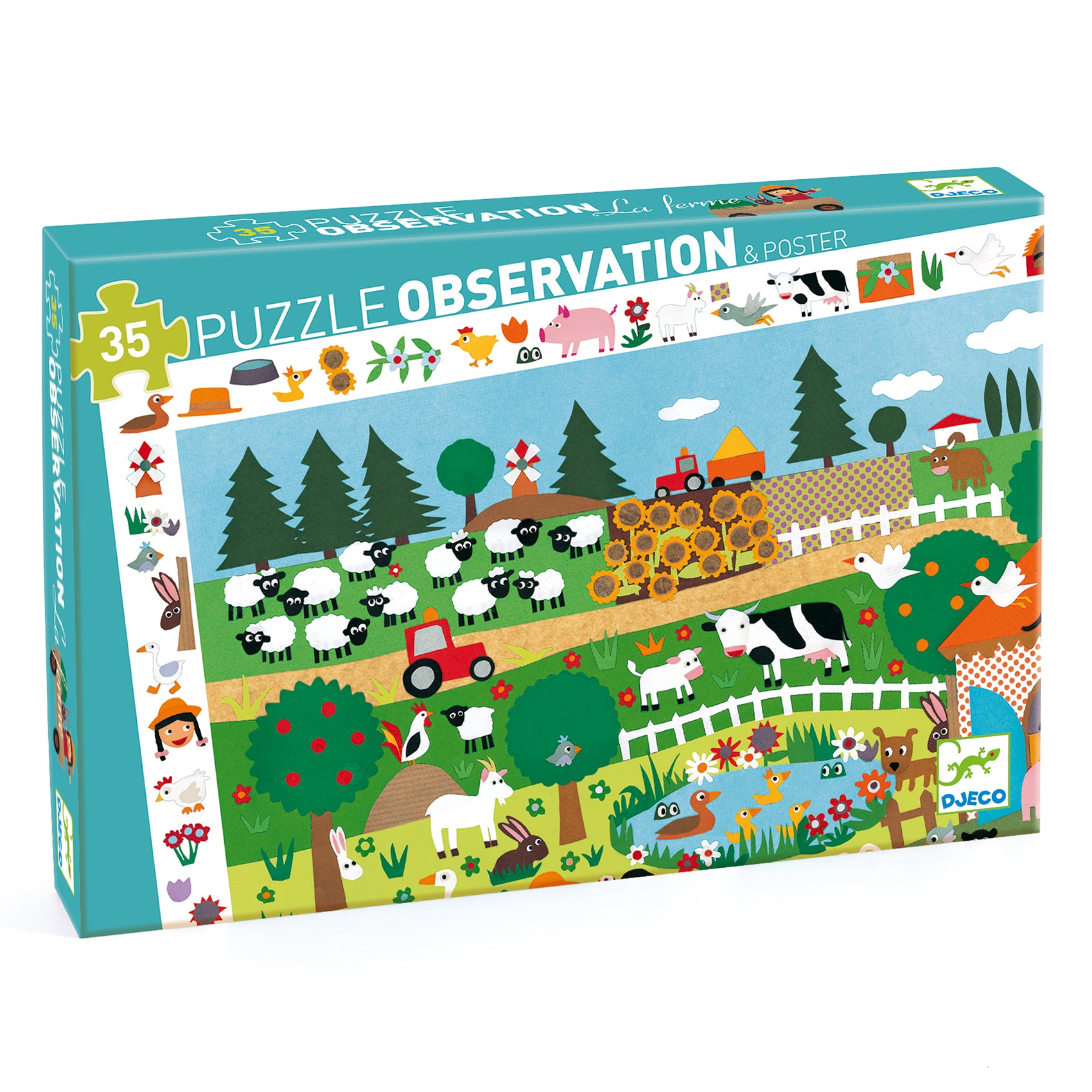 Puzzle Observation: Farm Puzzles 35pcs
