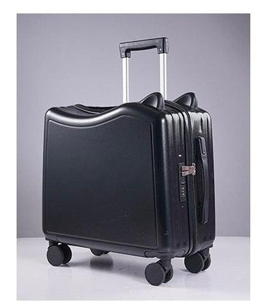Cat Design Kids Carry On Ride-On Travel Luggage (20 inches) - Taylorson