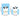 Mini Happy Birthday Greeting Card 10pcs Pack (9.8cmx11.3cm)