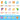 Alphabets Cartoon Style Decorative Stickers Set (50pcs)