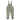 Kids Waterproof Rainwear Overalls - Florals in Green (2-8 years)