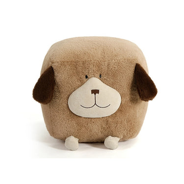 Plush Animal Kids Bean Bag Stool with Inner Liner (Filled Beans) - Puppy | Lamb