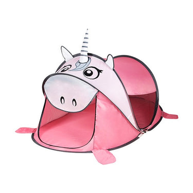 Large Foldable Animal Pop Up Play Tent for Indoor or Outdoor - Dinosaur, Unicorn, Shark