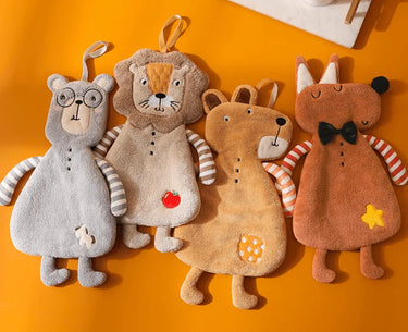 animal-design-kids-hand-towel-4-pack--2 - Taylorson
