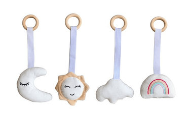 Baby Play Gym Hanging Accessories | Hanging Toy Set (4 pack) - Taylorson