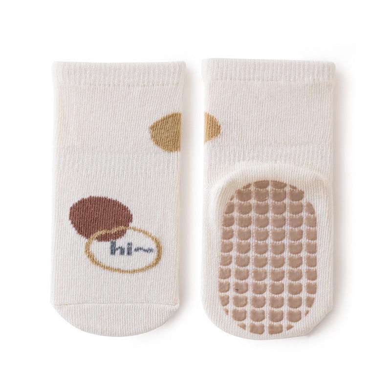 Bear Design Non-Slip Kids Socks - 5 Packs (0-3 years) - Taylorson