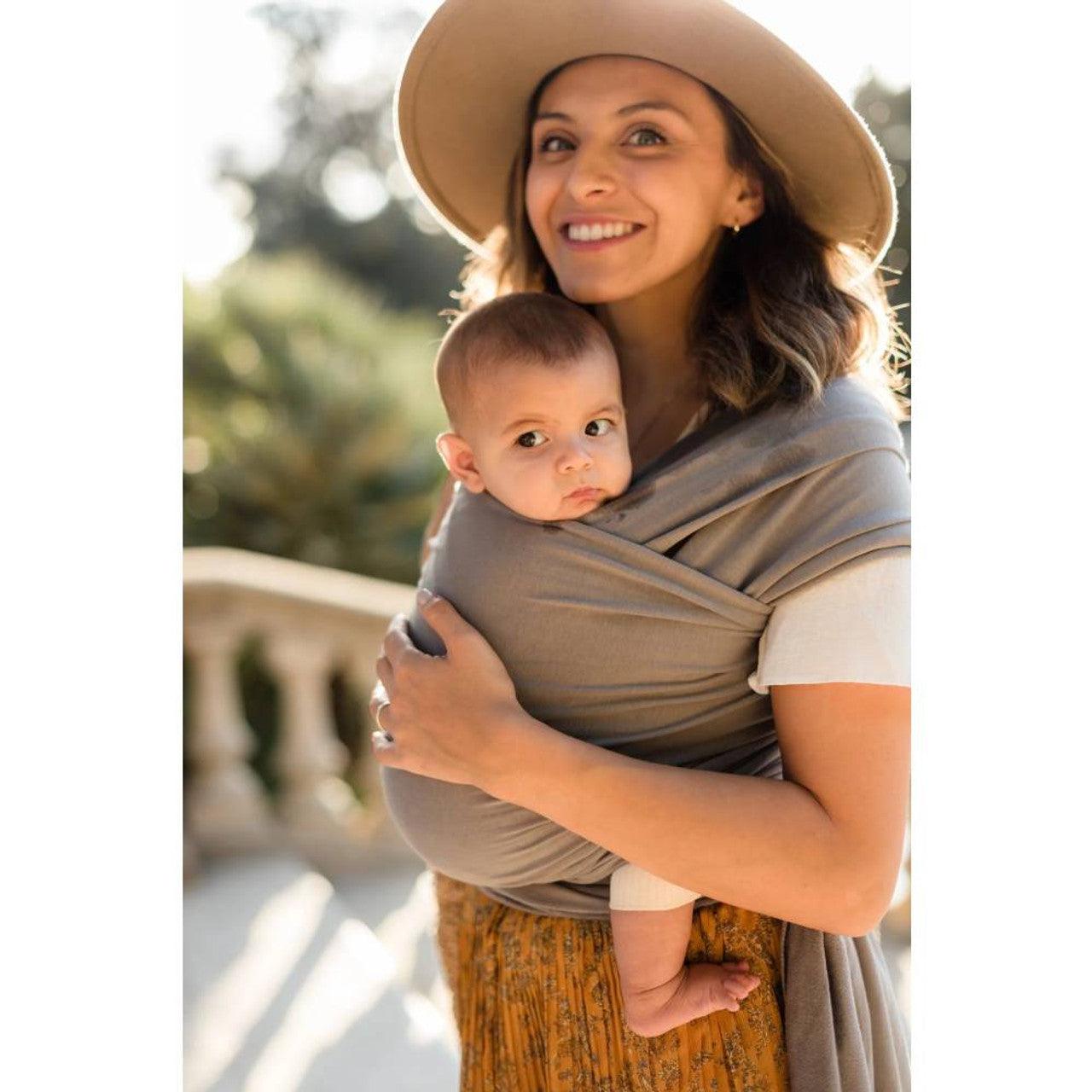 Boba Wrap Solid Grey Baby Carrier (NZ's Most Popular Wrap