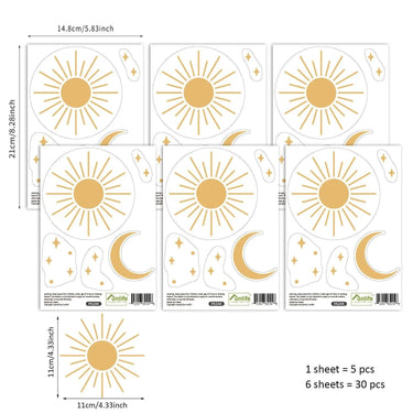 celestial-moonsunstars-wall-decals-30pcs-4 - Taylorson