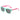 Classic Two-Tone Kids Sunglasses - Green/Pink (3-12 years) with Hard Case - Taylorson