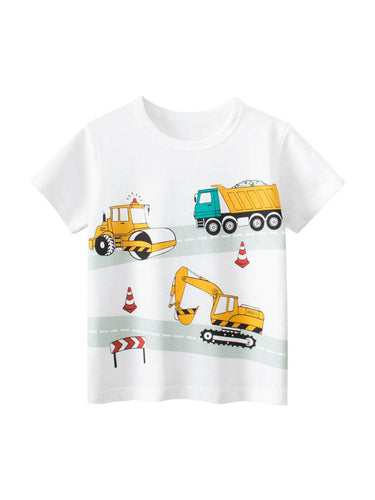 Construction Vehicle & Friends Kids T-Shirt (1 - 6 years) - Taylorson