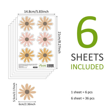 daisies-wall-decals-36pcs-3 - Taylorson