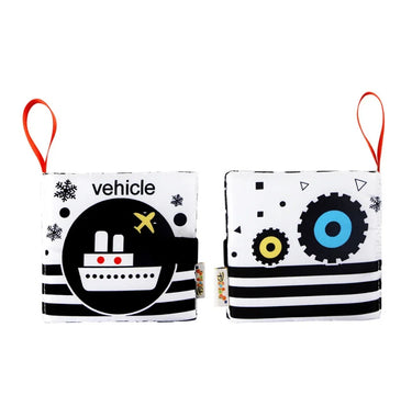 high-contrast-baby-soft-cloth-crinkle-book-vehicle-or-alphabet-7 - Taylorson