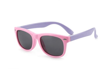 Kids Sunglasses (3-12 years) with Hard Case - Pink/Purple - Taylorson