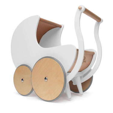 Kinderfeets Pram Walker - White | Pink - Taylorson