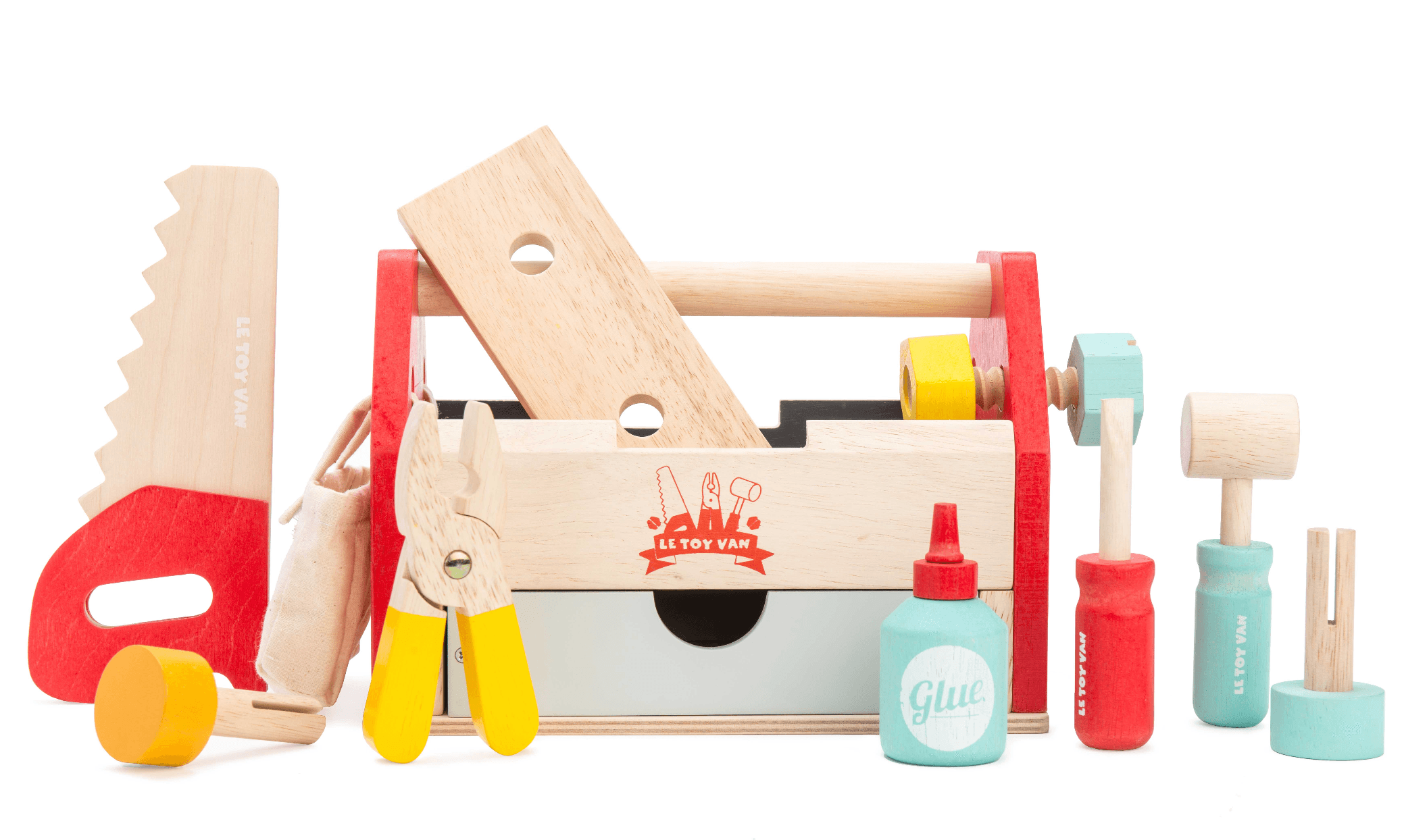 Le Toy Van Busy Builder Wooden Tool Box - Taylorson