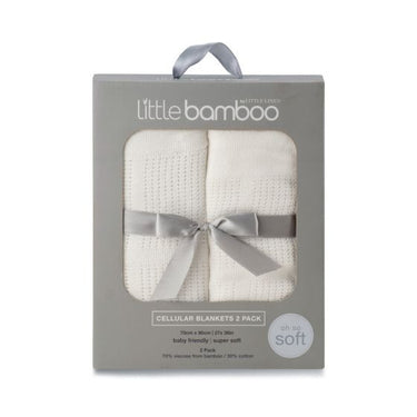 The Little Linen Co. Little Bamboo Cellular Blanket 2pack (Super Soft)