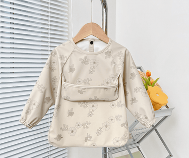Mess-Free Baby Feeding Long Sleeve Bib (6-24 months) - Various Prints