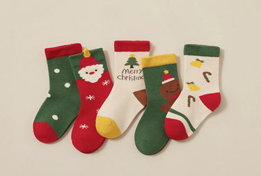 oeko-tex-certified-novelty-kids-christmas-socks-5-pack-0-5-years--2 - Taylorson