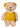 Organic Baby Bear Plush Toy with Muslin Body 30cm - Taylorson