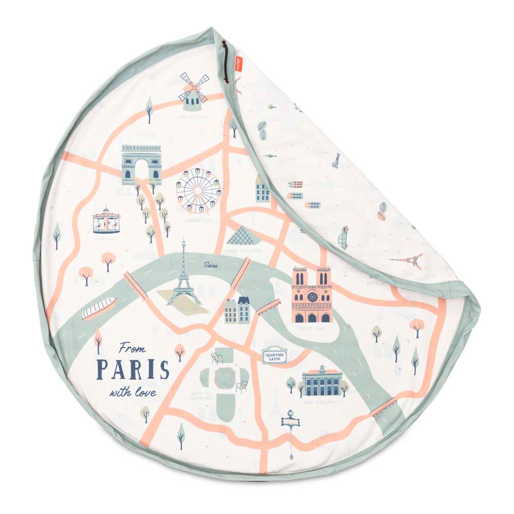 Play & Go Activity Toy Storage Bag Play Mat - Paris Map - Taylorson