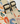 Large Capacity Foldable Reusable Shopper Bag | Grocery Bag - Floral | Alphabet