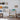 Solid Wood Canvas Bookshelf with Storage - Taylorson