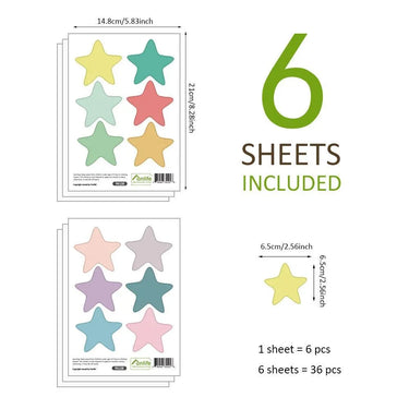 stars-wall-decals-42pcs-2 - Taylorson