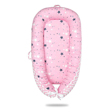 Taylorson Baby Sleeping Pod (90cm x 50cm) - Stars in Pink - Taylorson