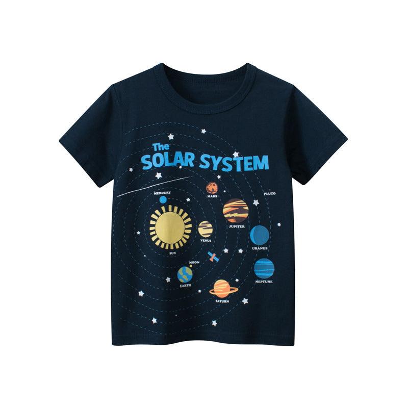 The Solar System 100% Cotton Kids T-Shirt (1 - 6 years) - Taylorson