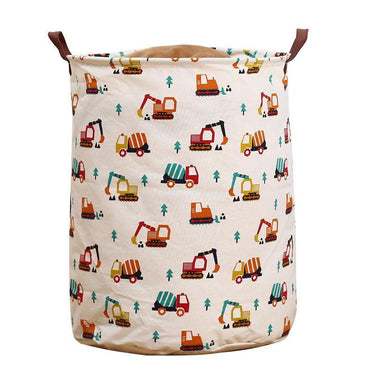 toy-storage-laundry-basket-40cm-x-50cm-construction-vehicles-2 - Taylorson