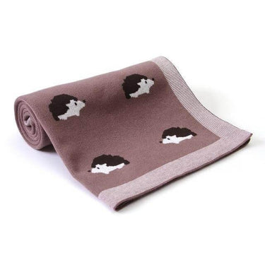 100percent-cotton-super-soft-baby-knitted-blanket-hedgehog-2 - Taylorson