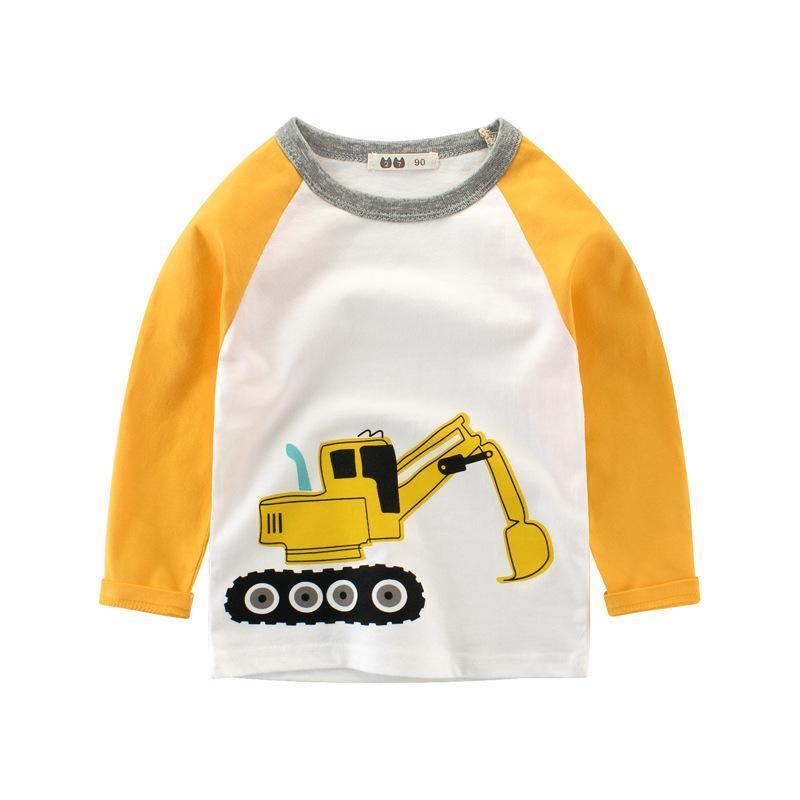 Excavator Kids Long Sleeve T-Shirt (2 - 6 years) - Taylorson