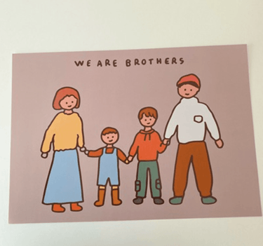 Happy Family Love Illustration Art Print | Poster (A3 Size) - Taylorson