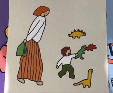 Happy Family Love Illustration Art Print | Poster (A3 Size) - Taylorson