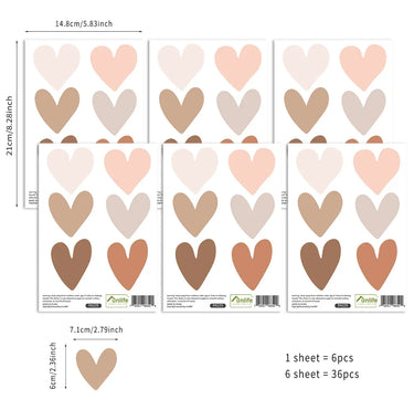 heart-design-wall-decals-36pcs-6 - Taylorson