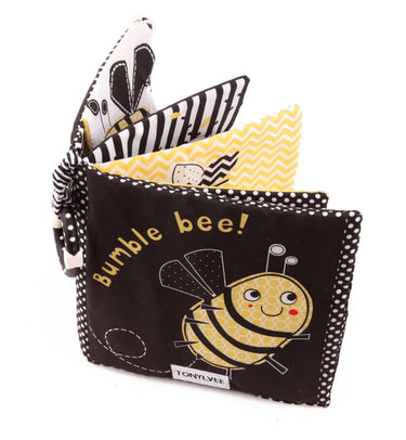 interactive-baby-crinkle-soft-book-or-cloth-book-with-bumble-bee-1 - Taylorson