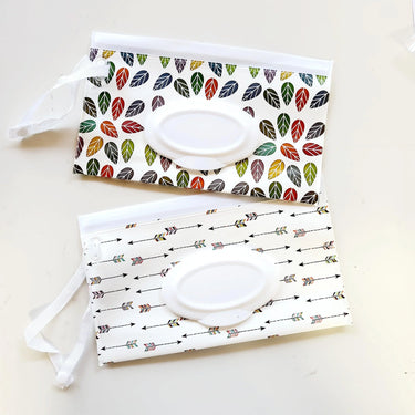 leaf-and-arrow-reusable-wet-wipes-pouch-portable-and-convenient-2-pack--2 - Taylorson