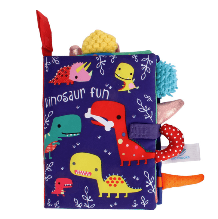 My Baby First Year 3D Animal Soft Cloth Crinkle Book - Dinosaur - Taylorson