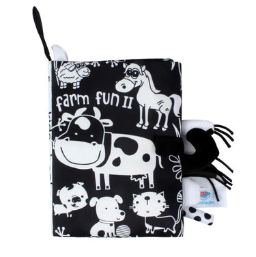 my-baby-first-year-3d-animal-soft-cloth-crinkle-book-high-contrast-1 - Taylorson