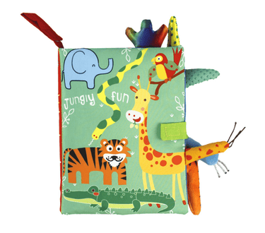 My Baby First Year 3D Animal Soft Cloth Crinkle Book - Jungle - Taylorson