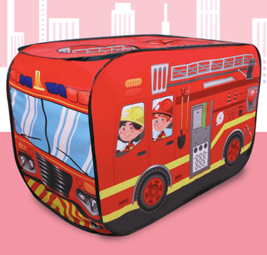 Portable Kids Play Tent Playhouse - Fire Engine - Taylorson