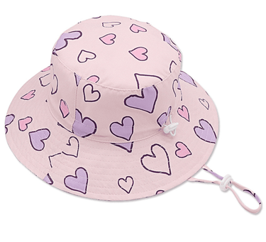 Quick Drying Kids Sun Hat | Bucket Hat - Heart (6 months - 5 years) - Taylorson