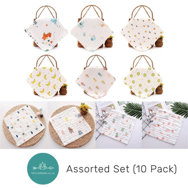 reuseable-muslin-cotton-baby-face-cloth-5-pack-or-10-pack-4 - Taylorson