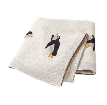 super-soft-baby-knitted-blanket-100percent-cotton-penguin-3 - Taylorson