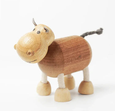 wooden-farm-animals-and-wild-animals-toy-set-lion-giraffe-elephant-hippo-horse-cow-crocodile-gorilla-4 - Taylorson